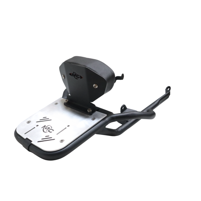 Pipe Carrier with Aluminium Plate and backrest for Honda CB350