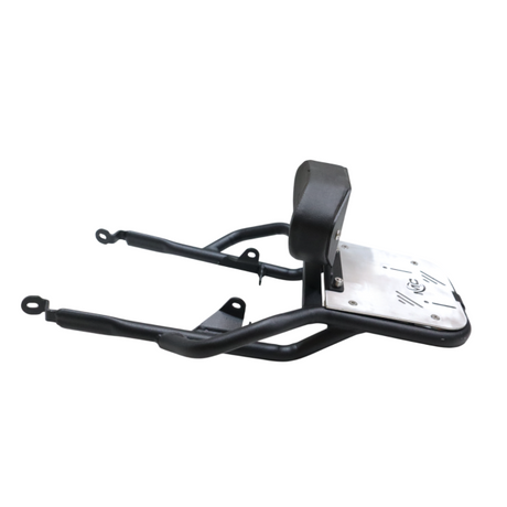 Pipe Carrier with Aluminium Plate and backrest for Honda CB350