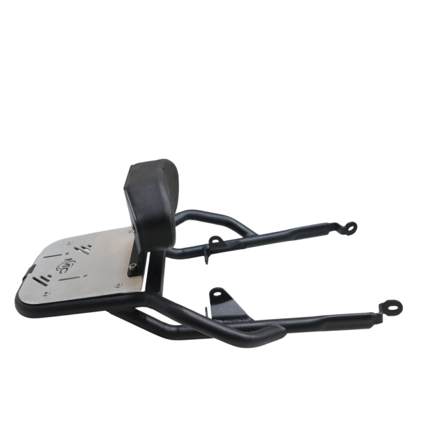 Pipe Carrier with Aluminium Plate and backrest for Honda CB350