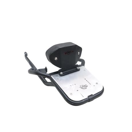 Pipe Carrier with Aluminium Plate and backrest for Honda CB350