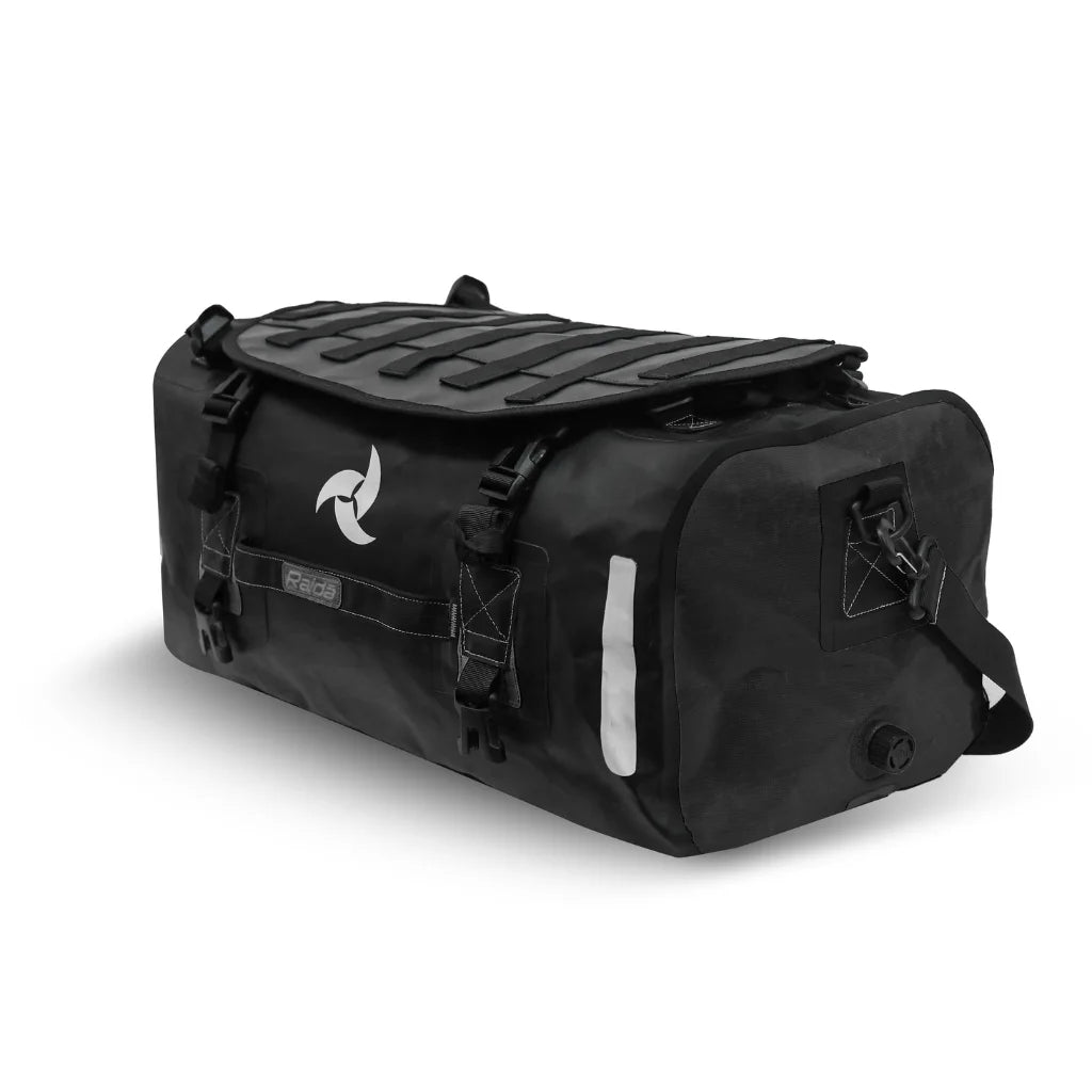 Raida DryPorter Waterproof Tail Bag | Black AND HI-VIZ