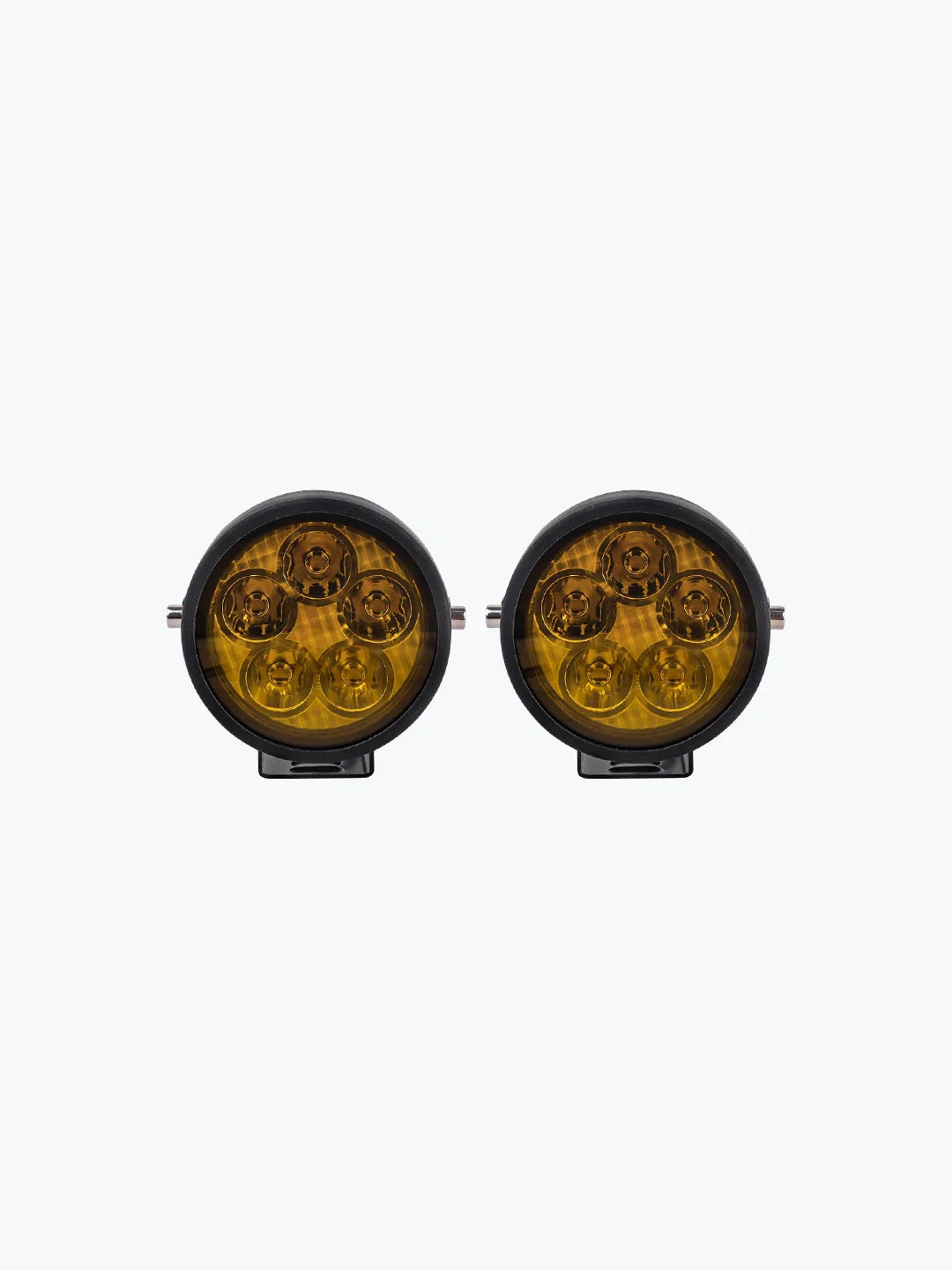 HJG 5 LED Cap Round Pair Foglight