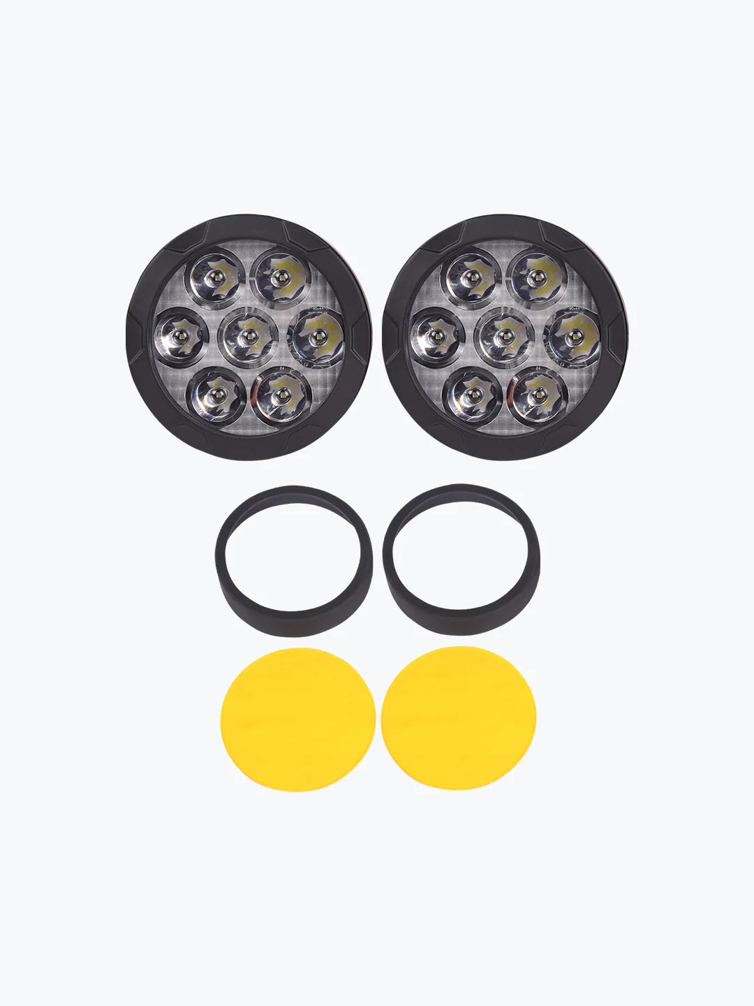 HJG 7 LED Round Fog Light Dimmerstat Premium