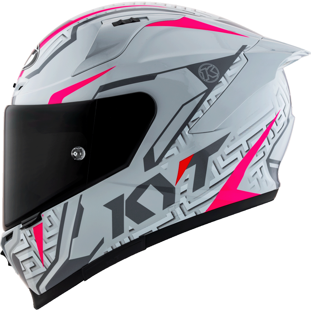 KYT Striker #02 Asphalt Grey Fuxia