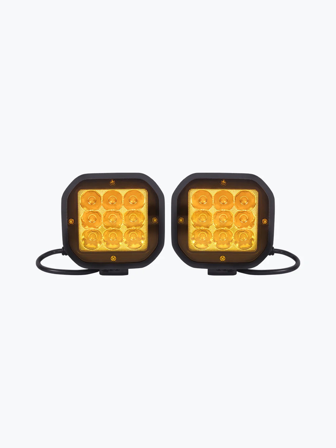 HJG 9 LED Fog Light With Yellow Cap Premium