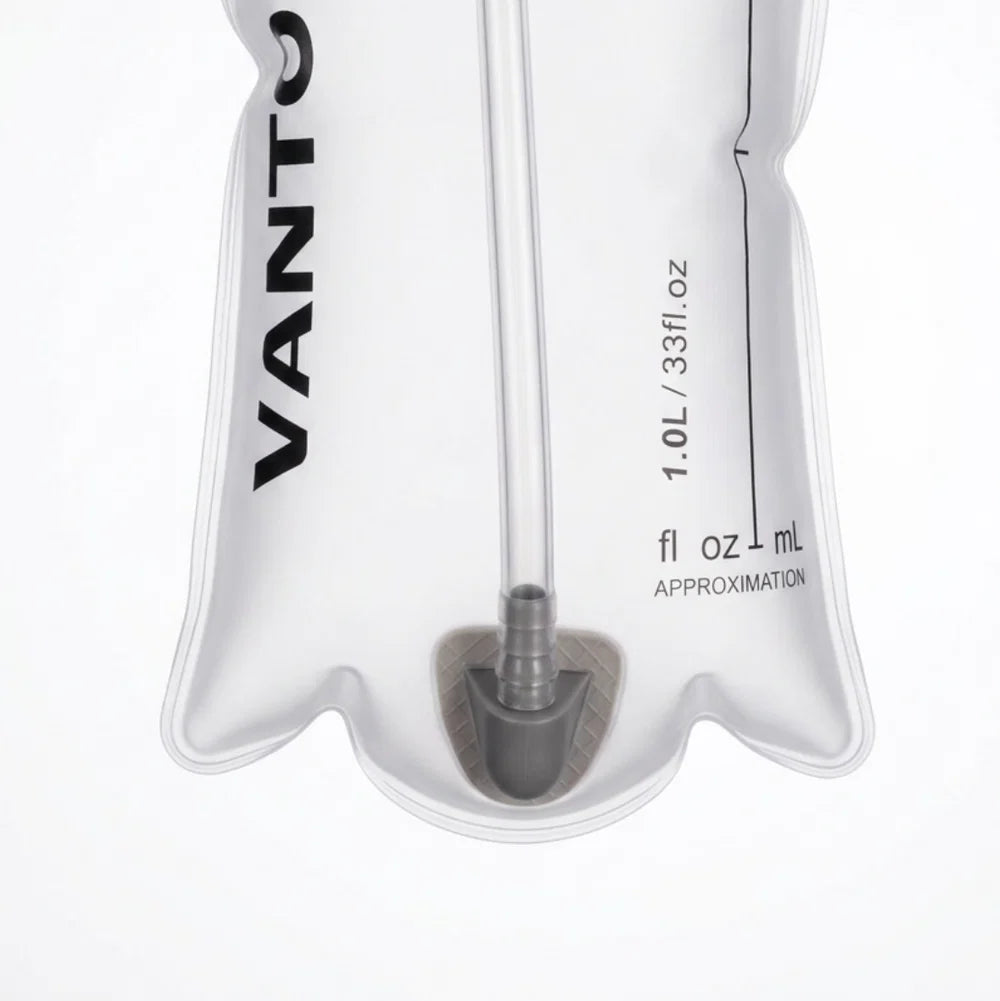 Vantora 1L Hydration Bladder - Premium Leak-Proof Water Reservoir for Backpacks | 100% BPA-Free TPU | Wide-Mouth Slide Seal & High-Flow Bite Valve | For Hiking, Riding, and Travel