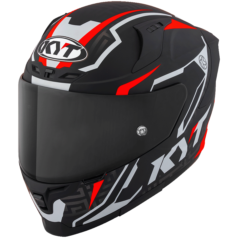 KYT Striker #02 Matt Black Red