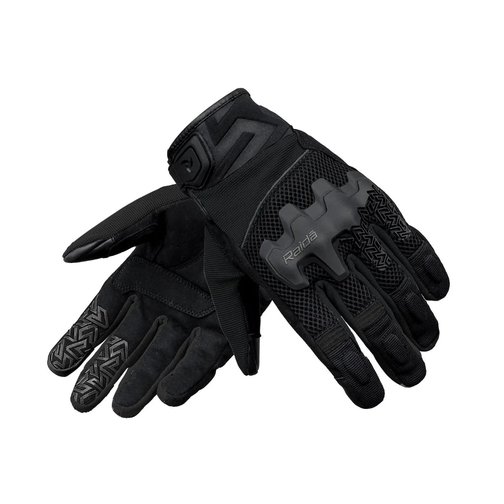 Raida Drift Motorcycle Gloves  Black