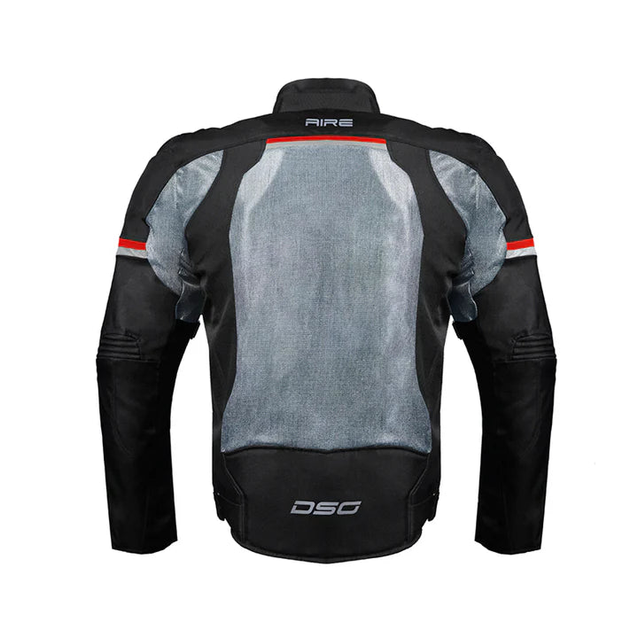 DSG Aire Riding Jacket Black Grey Red