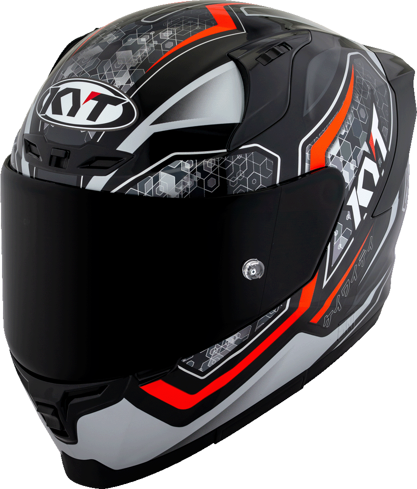 KYT Striker #01 Black Red