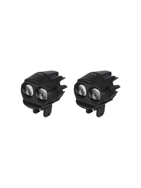 HJG 2 LED Pod Dual Color Pair Fog Light Round