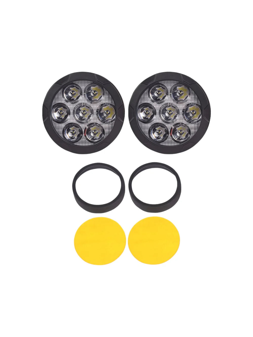 HJG 7 LED Round Fog Light - 70 Watts