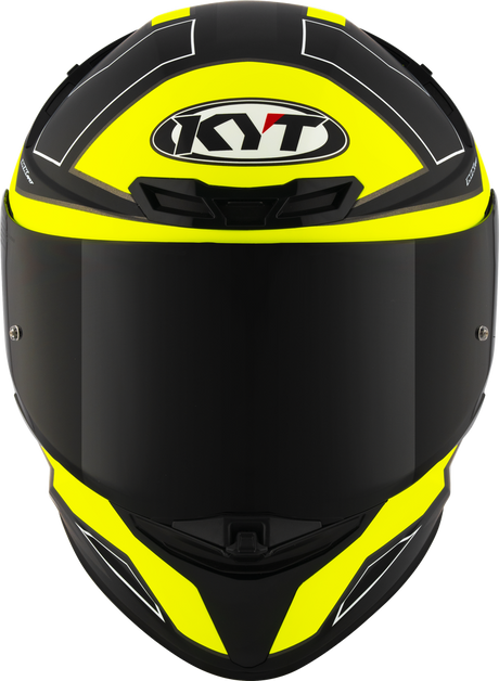 KYT TT-REVO ELECTRON MATT BLACK YELLOW