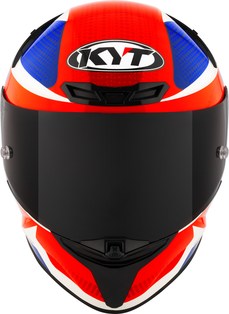 KYT TT-REVO - GEAR BLUE RED
