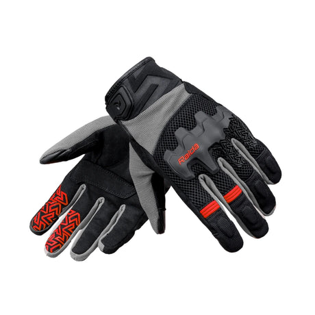 Raida Drift Motorcycle Gloves  Khaki Orange