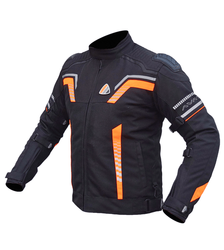 BISON AVATAR V.2 – BLACK HI-VIZ ORANGE JACKET