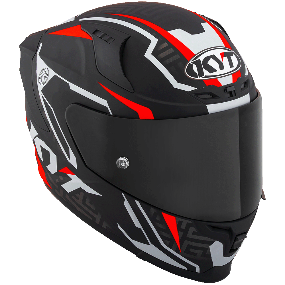 KYT Striker #02 Matt Black Red