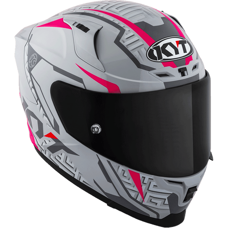KYT Striker #02 Asphalt Grey Fuxia