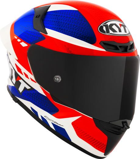 KYT TT-REVO - GEAR BLUE RED