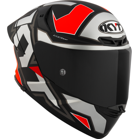 KYT TT-REVO - ELECTRON MATT GREY RED