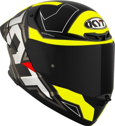 KYT TT-REVO ELECTRON MATT BLACK YELLOW