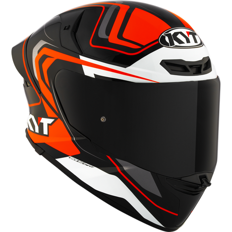 KYT TT-REVO OVERTECH BLACK ORANGE