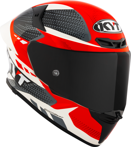 KYT TT-REVO - GEAR BLACK RED