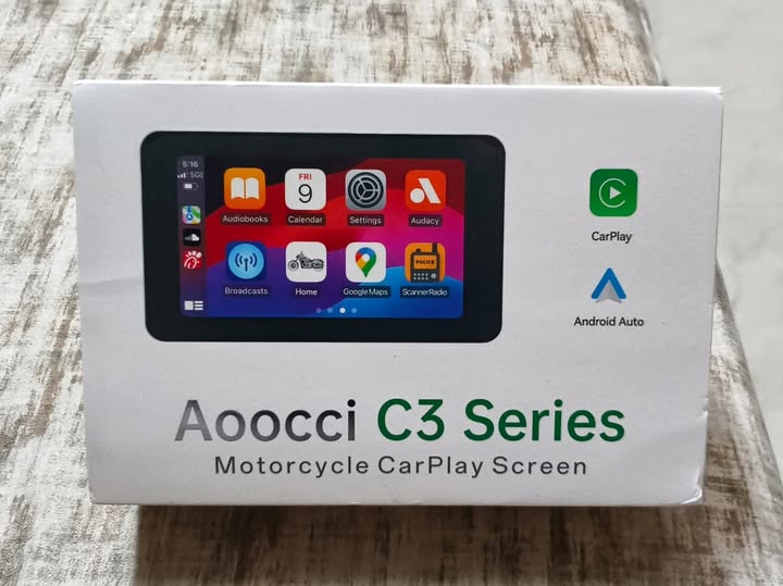 C3 Plus 5" Motorcycle Wireless Touch Screen with GPS & Anti-Theft