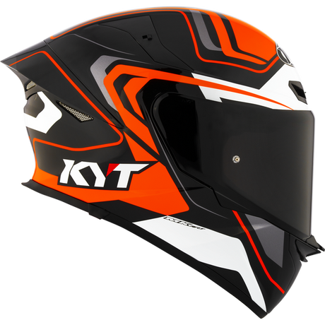 KYT TT-REVO OVERTECH BLACK ORANGE