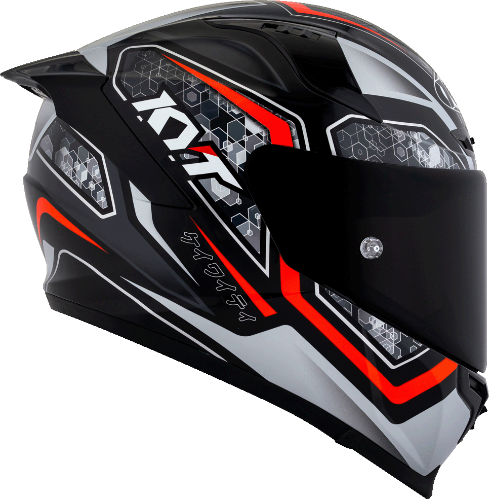 KYT Striker #01 Black Red