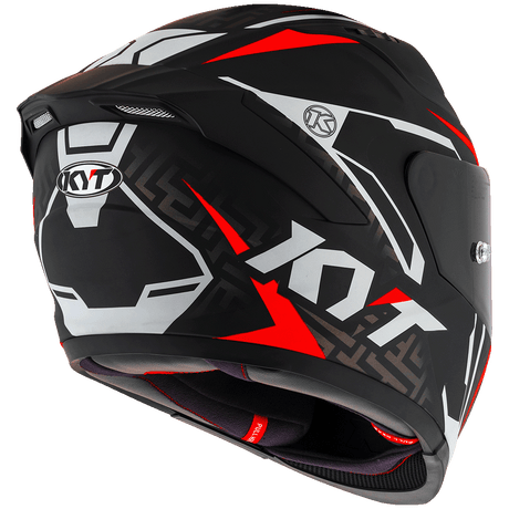 KYT Striker #02 Matt Black Red
