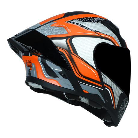 SBA-20 Racer Glossy Black With Orange