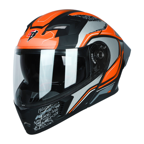 SBA-20 ISS Racer Glossy Black With Orange