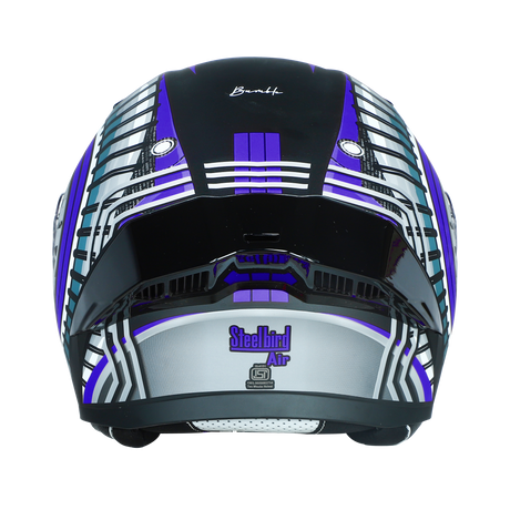 SBA-20 ISS Bumble Glossy Black With Blue