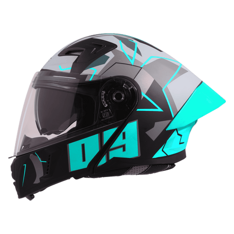 SBA-20 ISS 09 GLOSSY BLACK WITH JAZZ BLUE