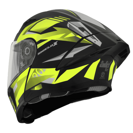 SBA-20 ISS SHIELD X GLOSSY BLACK WITH NEON