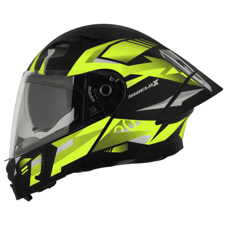 SBA-20 ISS SHIELD X GLOSSY BLACK WITH NEON