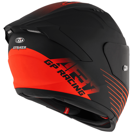 KYT Striker AF37 Livery Matt Black Red