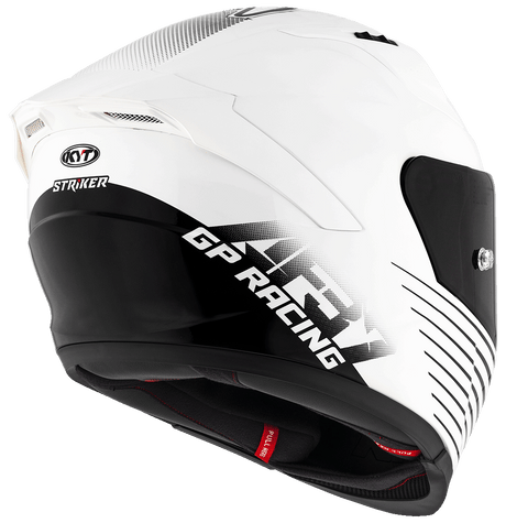 KYT Striker AF37 Livery White Black