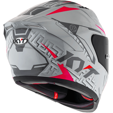 KYT Striker #02 Asphalt Grey Fuxia