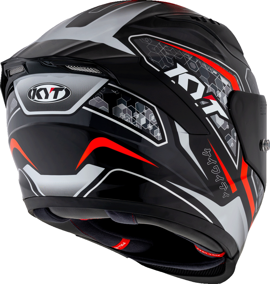 KYT Striker #01 Black Red