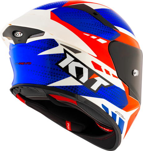 KYT TT-REVO - GEAR BLUE RED