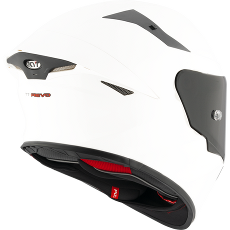 KYT TT-REVO PLAIN WHITE