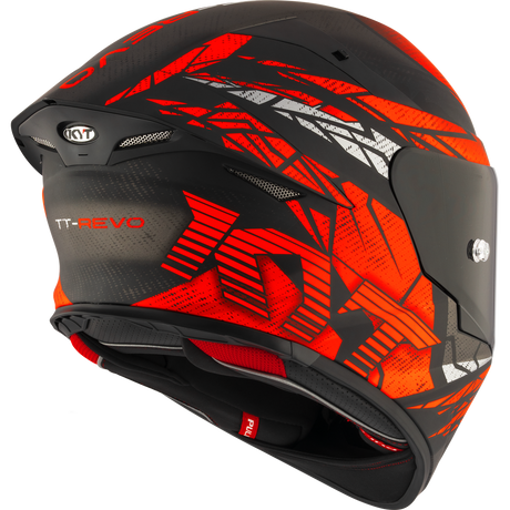 KYT TT-REVO COMBUSTION MATT RED