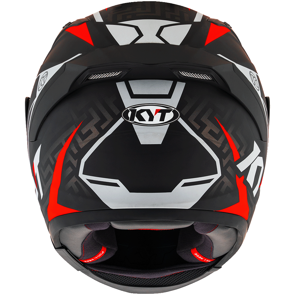 KYT Striker #02 Matt Black Red