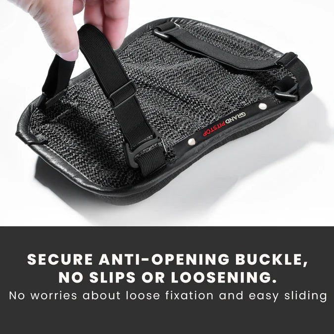 Motorcycle Honeycomb Gel Seat Cushion for Pillion - Universal Fit & Breathable Design