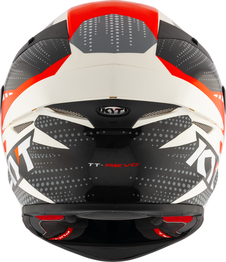 KYT TT-REVO - GEAR BLACK RED