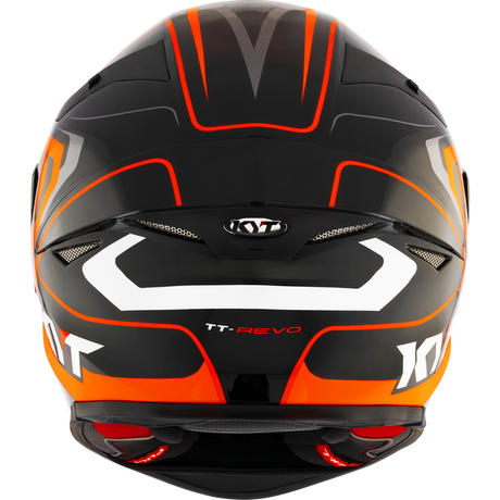 KYT TT-REVO OVERTECH BLACK ORANGE