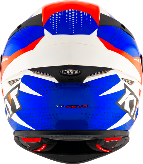 KYT TT-REVO - GEAR BLUE RED