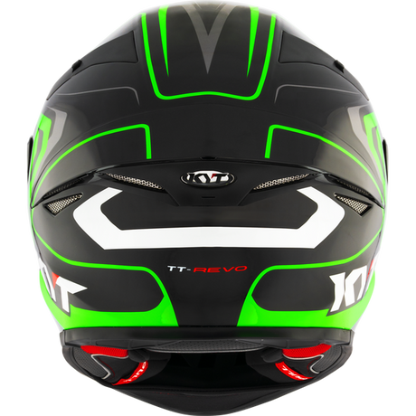 KYT TT-REVO OVERTECH BLACK GREEN